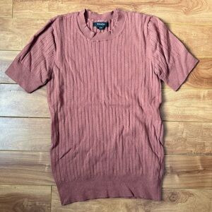 RW&CO. Ribbed Knit Sweater in Warm Brown